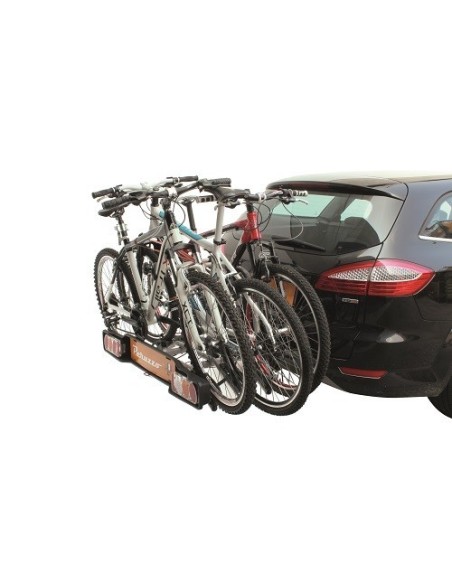 Portabici per gancio traino inclinabile Parma 3 bici