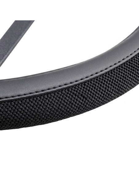 Coprivolante auto diametro 37 39cm Simoni Racing Fiat 500 Black Cotton