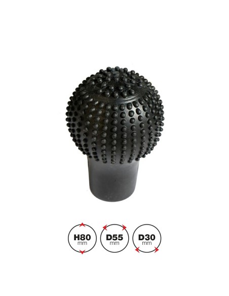 Copripomello cambio in silicone nero grip antiscivolo universale SGKC