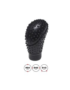 Copripomello cambio in silicone nero grip antiscivolo universale SGKC2 2