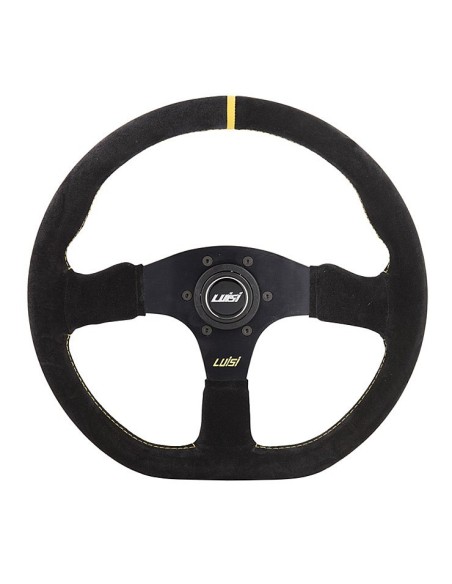 Volante universale Luisi Stealth Corsa 355mm in camoscio