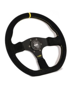Volante universale Luisi Stealth Corsa 355mm in camoscio 2