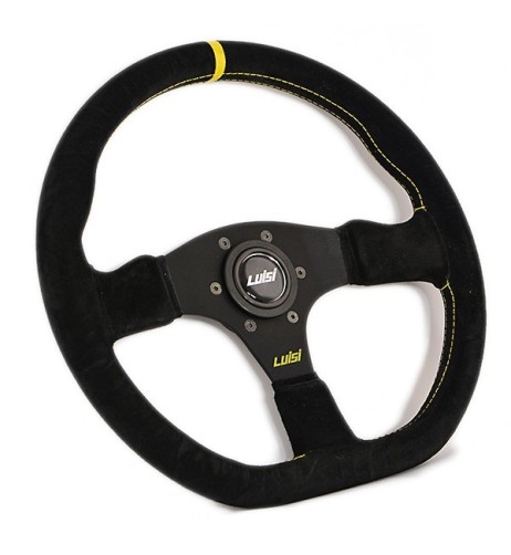 Volante universale Luisi Stealth Corsa 355mm in camoscio