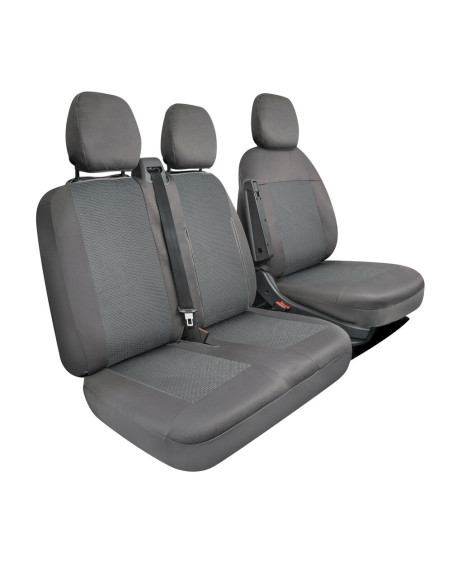 Set fodere semi custom per furgoni Grigio Guidatore M Panchina M