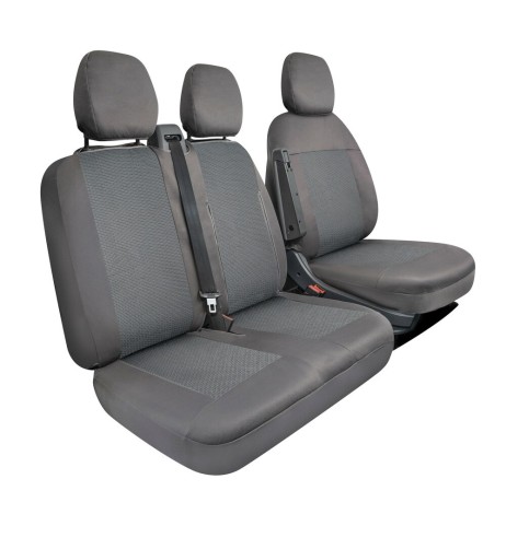 Set fodere semi custom per furgoni Grigio Guidatore L Panchina L