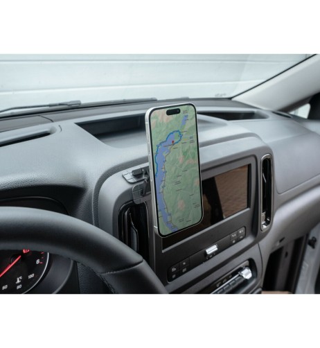 Porta telefono magnetico con doppia base adesiva