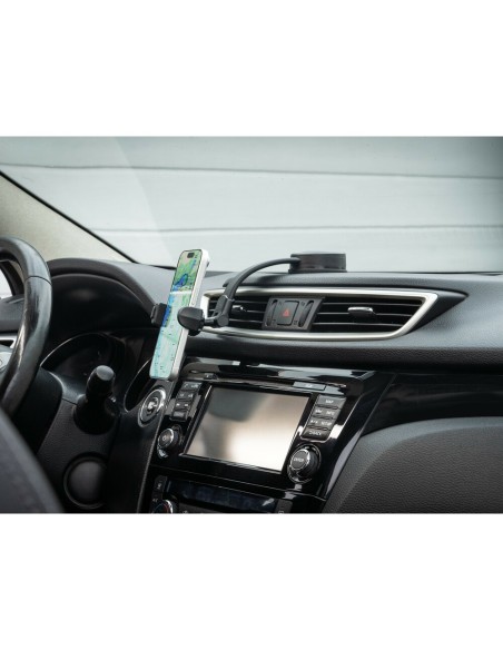 Porta telefono a clip con ventosa adesiva a basso profilo