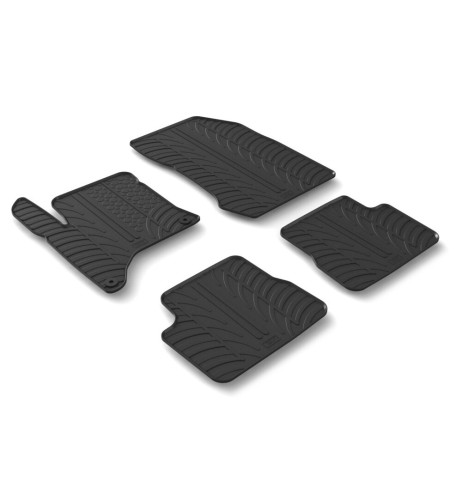 Set tappetini su misura gomma per Peugeot 208 automatico dal 2023