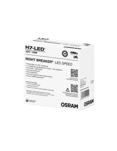 Coppia Lampadine conversione LED H7 omologate Osram Night Breaker Led 2