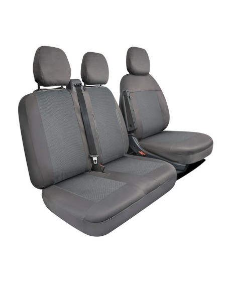Set fodere semi custom per furgoni Grigio Guidatore L Panchina M