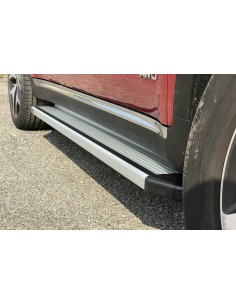 Pedane laterali STD squadrate alluminio Jeep Wrangler 4 porte dal 2007 al 2