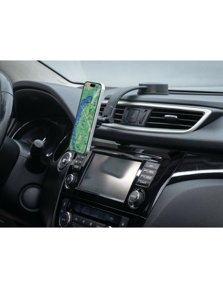 Porta telefono magnetico con ventosa adesiva a basso profilo