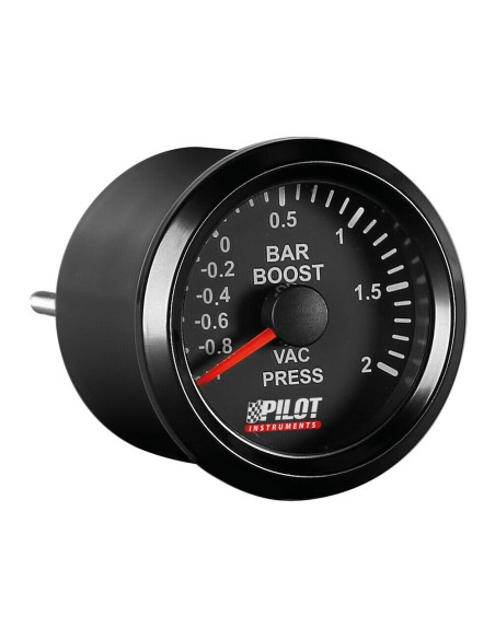 Indicatore 2 retroilluminato Pressione turbo Black Analogue
