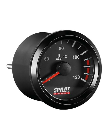 Indicatore 2 retroilluminato Temperatura acqua Black Analogue Indicatore 2 retroilluminato Temperatura acqua Black Analogue