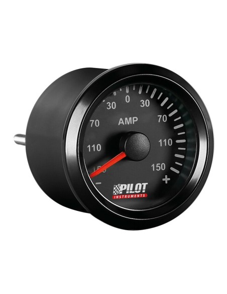 Indicatore 2 retroilluminato Amperometro Black Analogue
