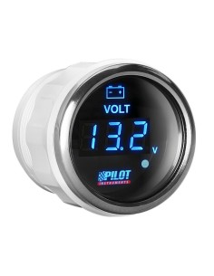 Indicatore 2'' retroilluminato Voltimetro Black Digital
