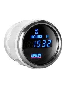 Indicatore 2 retroilluminato Contaore Black Digital