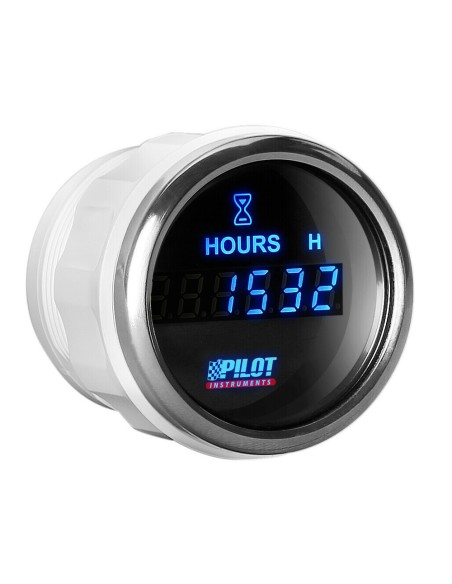 Indicatore 2'' retroilluminato Contaore Black Digital