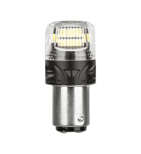 Coppia lampadine auto Led BAY15d Ultra Lumen Bianco Resistenza incorporat