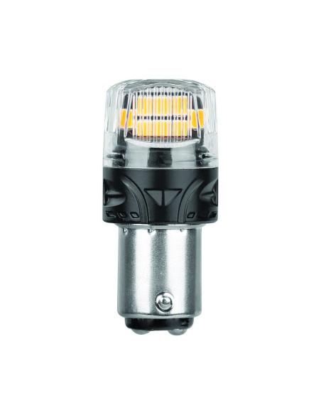 Coppia lampadine auto Led BAY15d Ultra Lumen Arancio Resistenza incorpora