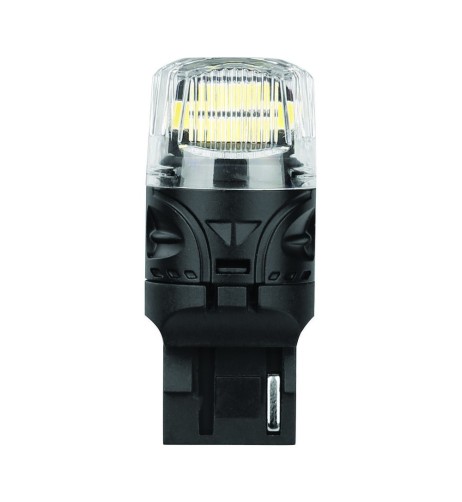Coppia lampadine auto Led W3x16d T20 Ultra Lumen Bianco Resistenza incorp