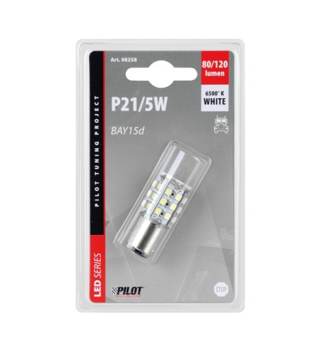 Lampadina Hyper Led 24 28V BA15s P21 5W 39 LED