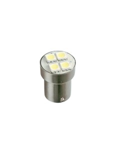 Lampadina Hyper Led 24V BA15s P21W 4 LED bianca