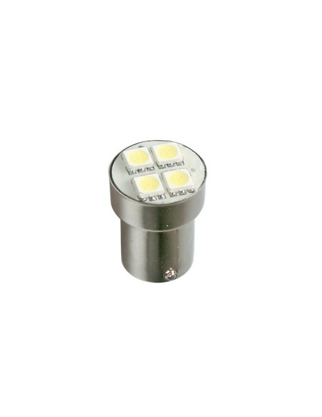 Lampadina Hyper Led 24V BA15s P21W 4 LED bianca