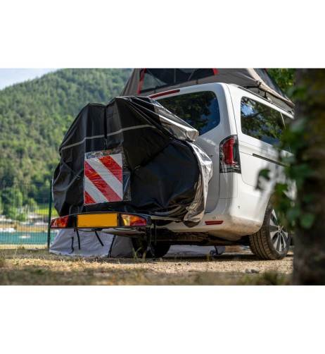 Copertura universale per portabici gancio traino