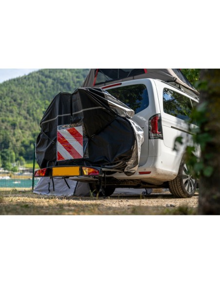 Copertura universale per portabici gancio traino