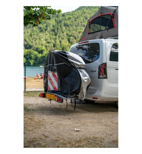 Copertura universale per portabici gancio traino