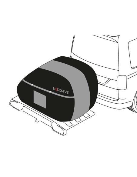 Copertura universale per portabici gancio traino