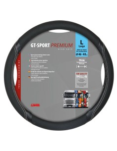 Coprivolante camion GT Sport nero argento in TPE taglia L 46 48cm