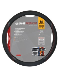 Coprivolante camion GT Sport nero rosso in TPE taglia M 44 46cm