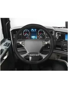 Coprivolante camion Premium Truck in pelle nera da cucire 44 46cm