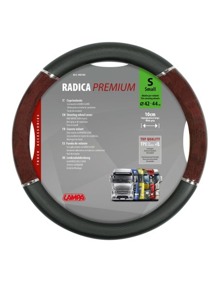 Coprivolante camion in TPE con inserti in radica look 42 44cm