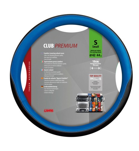 Coprivolante camion in TPE similpelle Blu Club Premium 42 44cm