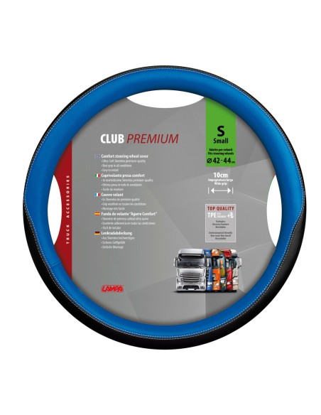 Coprivolante camion in TPE similpelle Blu Club Premium 42 44cm Coprivolante camion in TPE similpelle Blu Club Premium 42 44cm