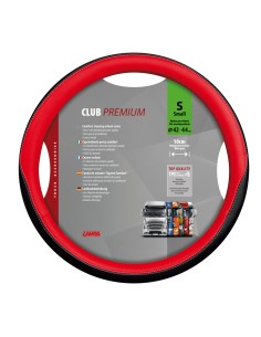 Coprivolante camion in TPE similpelle Rosso Club Premium 42 44cm