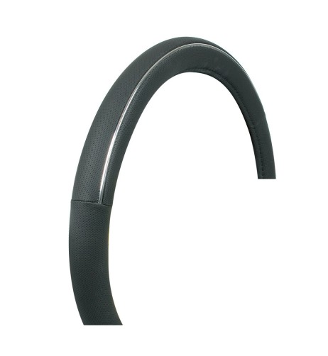 Coprivolante camion in eco pelle traforata Crome Strip Premium 46 48cm