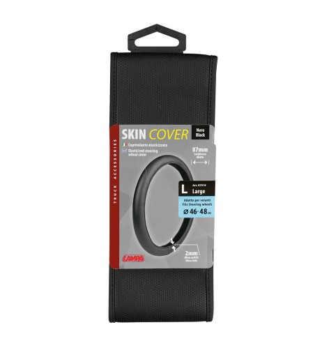 Coprivolante elasticizzato Camion ultra sottile Nero 46 48cm