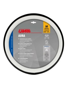 Coprivolante auto universale in Skeentex Aura bianco 37 39cm  2