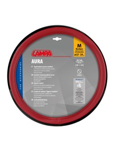 Coprivolante auto universale in Skeentex Aura rosso 37 39cm  2