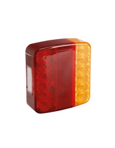 Fanale posteriore a 16 Led 5 funzioni 12 24V omologato