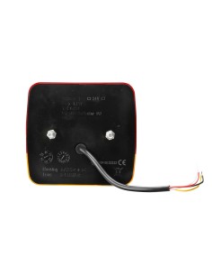 Fanale posteriore a 16 Led 5 funzioni 12 24V omologato 2