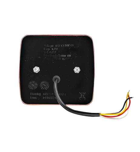 Fanale posteriore a 29 Led 5 funzioni 12 24V omologato