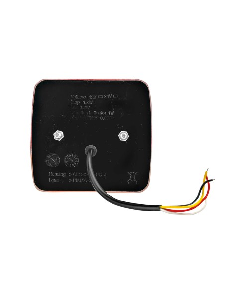 Fanale posteriore a 29 Led 5 funzioni 12 24V omologato