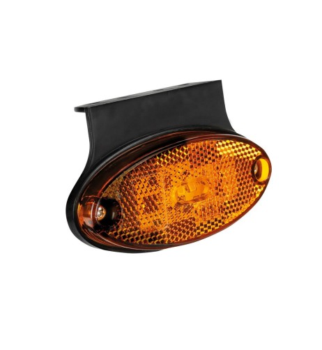 Luce ingombro LED 12 24V con catarifrangente e staffa