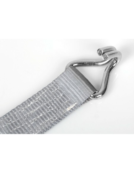 Nastro tensore bisarca gancio singolo 3200kg 5x250cm Nastro tensore bisarca gancio singolo 3200kg 5x250cm