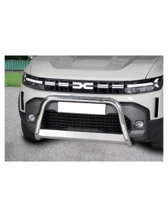 Bull Bar protezione anteriore inox lucido 60mm Dacia Duster dal 2024